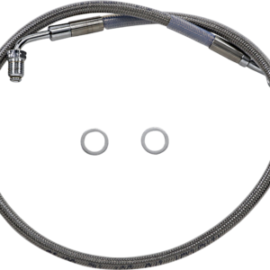 Brake Line - +6" - Stainless Steel - '18-'22 Softail