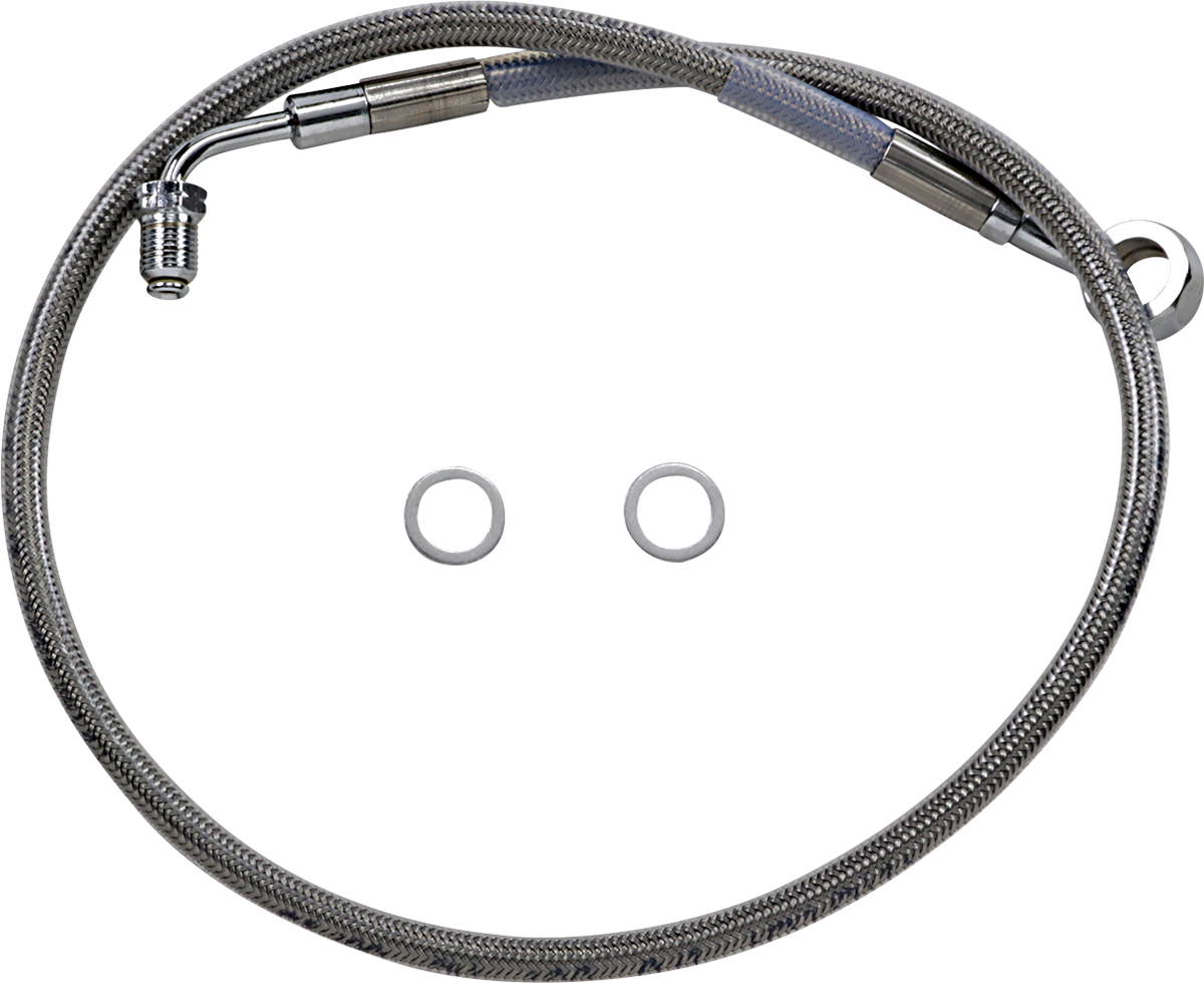 Brake Line - +6" - Stainless Steel - '18-'22 Softail