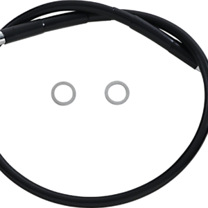 Brake Line - +4" - Black - '18-'22 Softail
