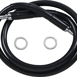 Brake Line - +6" - Black - '18-'22 Softail