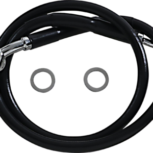 Brake Line - +8" - Black - '18-'22 Softail
