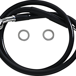 Brake Line - +10" - Black - '18-'22 Softail