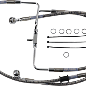 Brake Line - +6" - Stainless Steel - XL