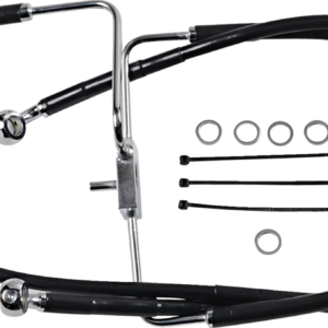 Brake Line - +4" - Black - XL
