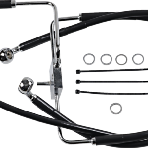Brake Line - +8" - Black - XL