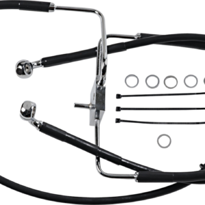 Brake Line - +10" - Black - XL