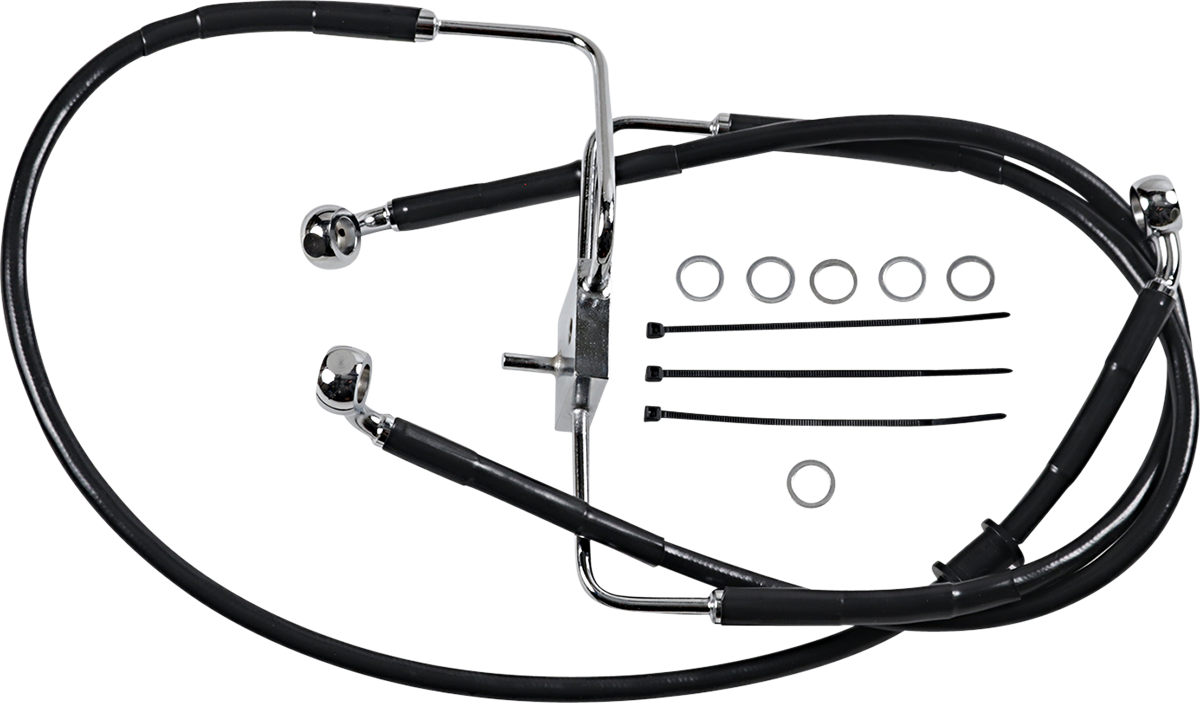 Brake Line - +10" - Black - XL