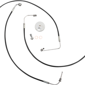 Brake Line - 15" - 17" Ape Hanger Handlebars - Black