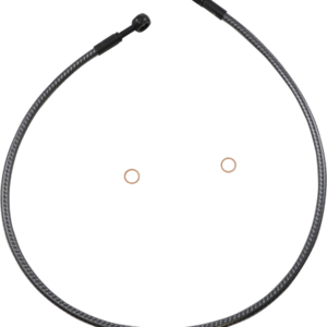 Brake Line - Front - 10 mm - 180° - 32" - KARBONFIBR