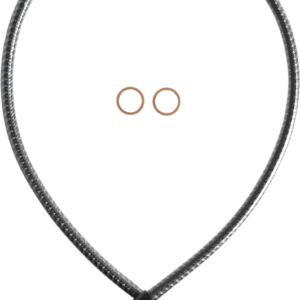 Brake Line - Front - 12 mm - 35° - 26" - KARBONFIBR