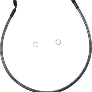 Brake Line - Front - 12 mm - 35° - 28" - KARBONFIBR