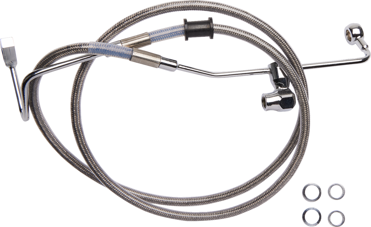 Brake Line - Rear - ABS - Stainless Steel