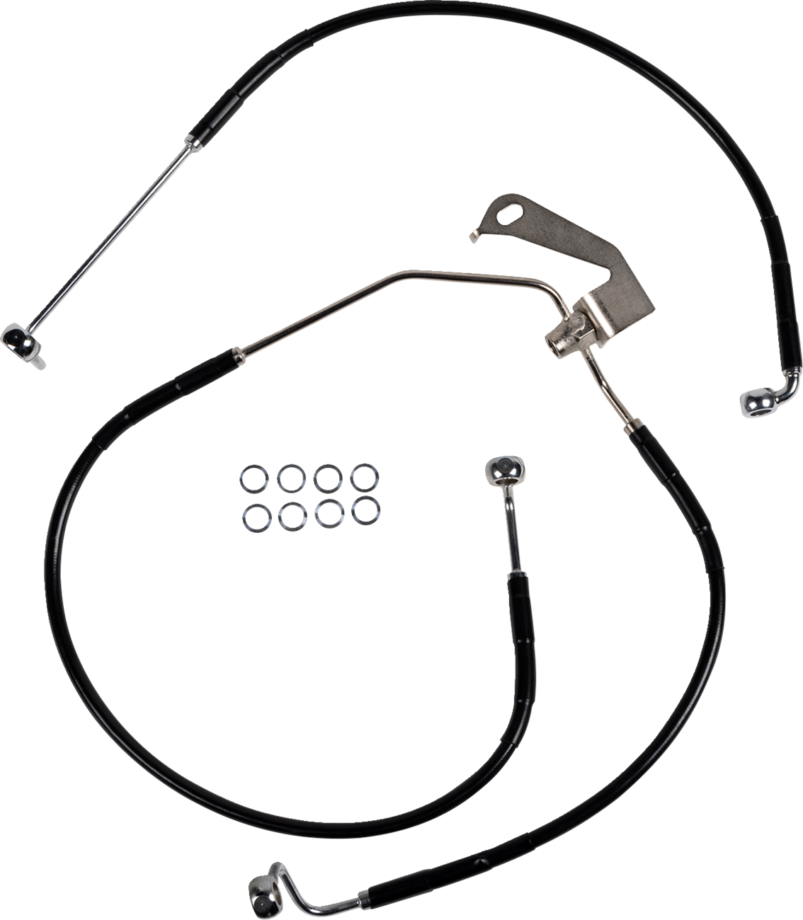 Brake Line - Rear - Non-ABS - Black
