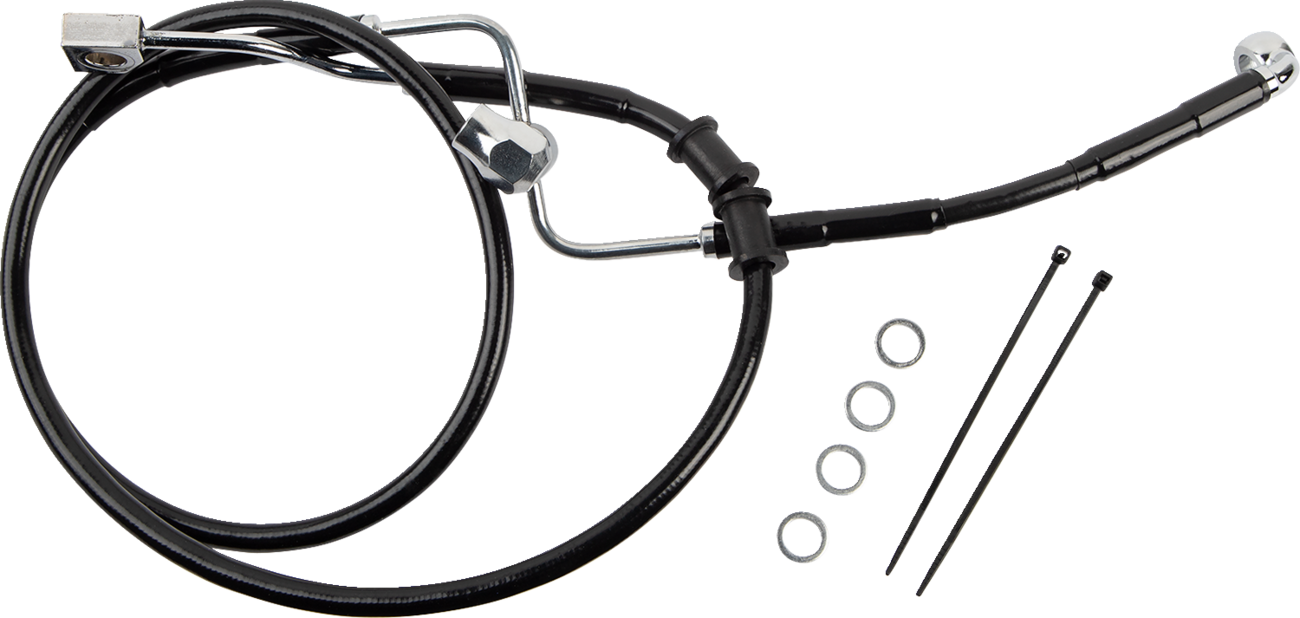 Brake Line - Rear - Master Cylinder to ABS - Black