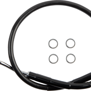 Brake Line - Rear - Master Cylinder to ABS - Black