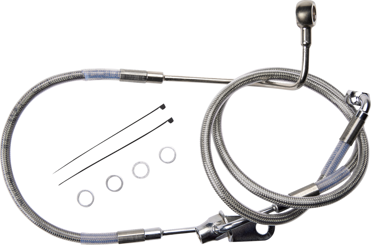 Brake Line - Rear - Non-ABS - Stainless Steel