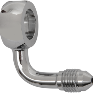 Banjo Fitting - 12 mm - AN3 90° - Chrome