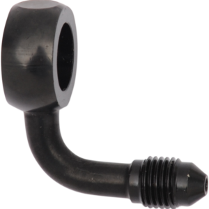 Banjo Fitting - 12 mm - AN3 90° - Black