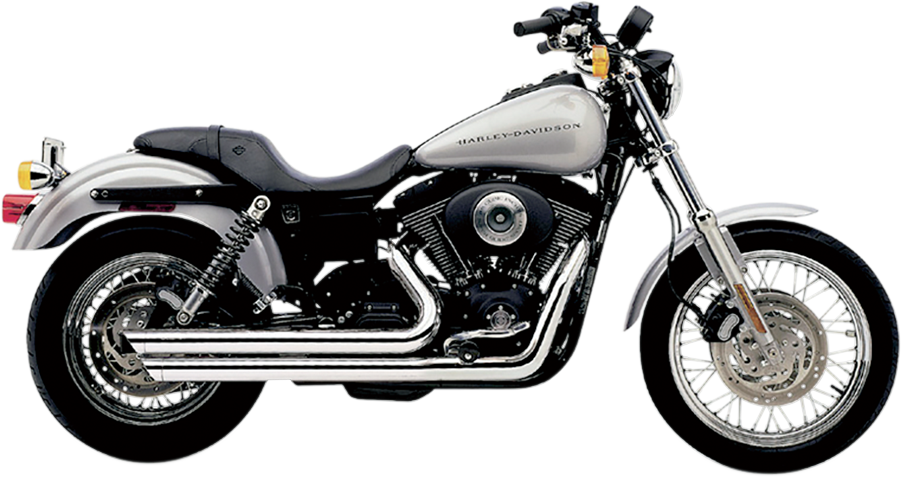 Speedster Slashdown Exhaust - Chrome - '91-'05 Dyna - Image 2