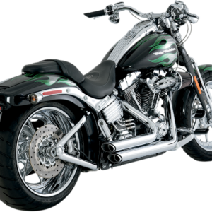 Shortshots Staggered Exhaust System - Chrome
