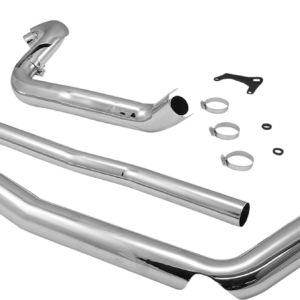 True Dual Headpipes - Chrome - '95-'06 FL