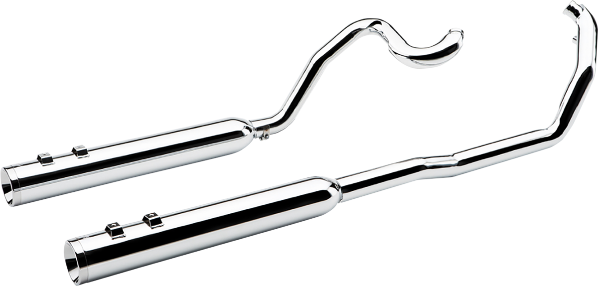 True Dual Headpipes - Chrome - '95-'06 FL - Image 6