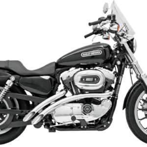 Radial Sweeper Exhaust - Chrome - '86-'03 XL