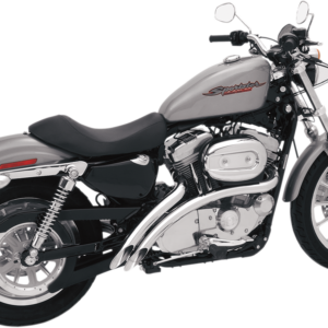 Radial Sweeper Exhaust - Chrome - '07-'13 XL
