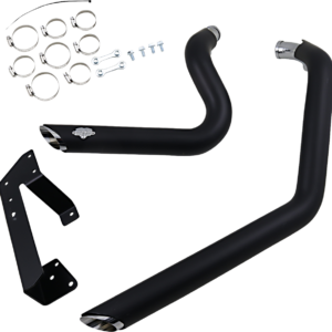 Shortshots Staggered Exhaust System - Black