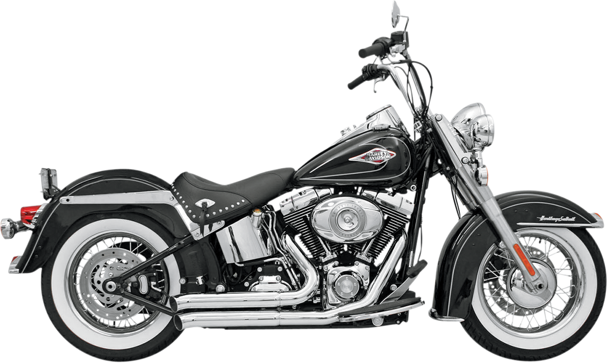 FireSweep Exhaust - Chrome - Softail