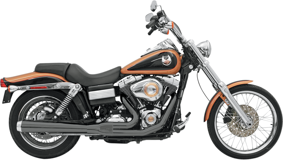 Road Rage Exhaust - Black - Long - '06-'17 FXD
