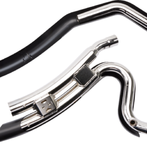 Speedster Swept Short Exhaust - Black - '06-'11 Dyna