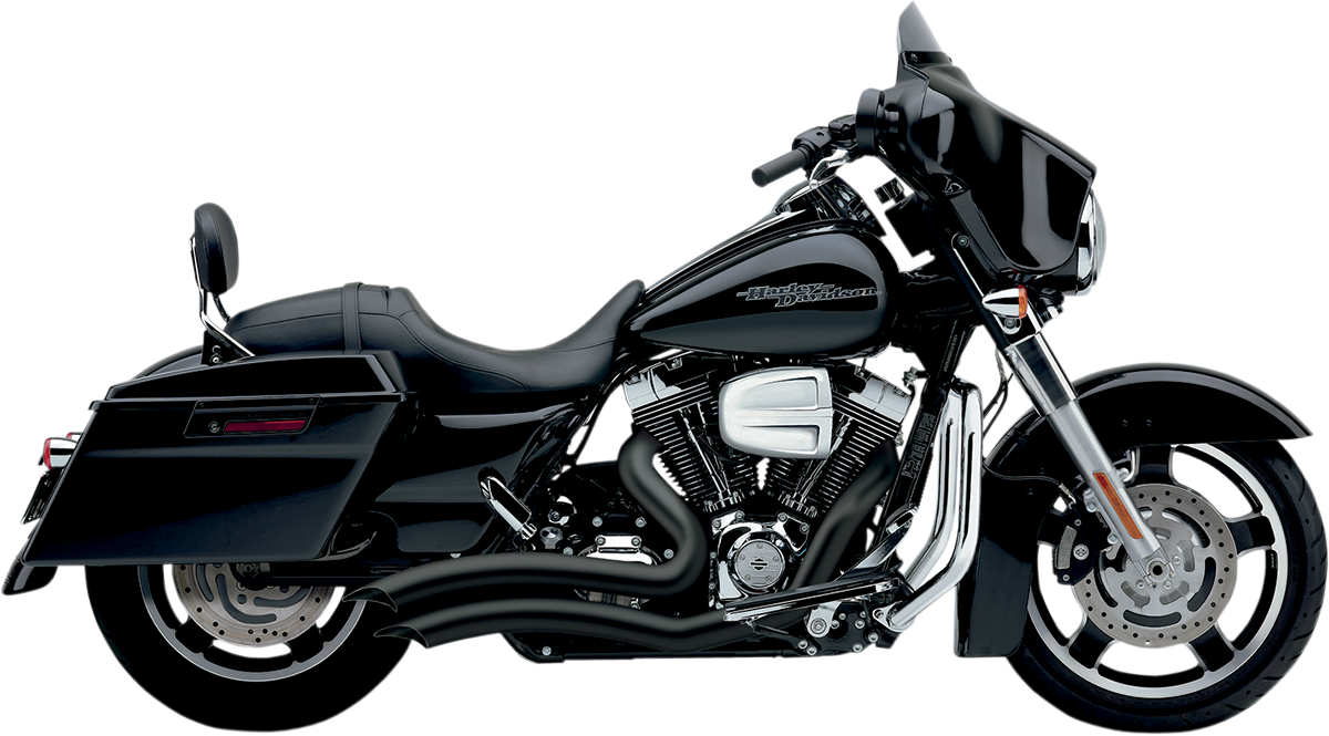 Speedster Swept Short Exhaust - Black - '10-'16 FL - Image 3