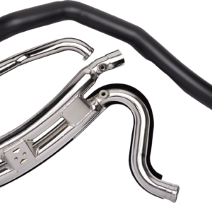 Speedster Swept Short Exhaust - Black - '10-'16 FL