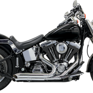 Pro Street Exhaust - Chrome - Turn Out - '86-'17 Softail