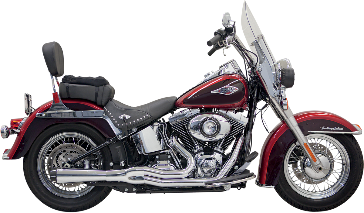 Mega Power Exhaust - Chrome - Short - FXS/FLS