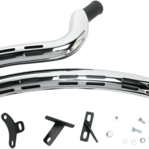 Sweeper Exhaust - Black/Chrome
