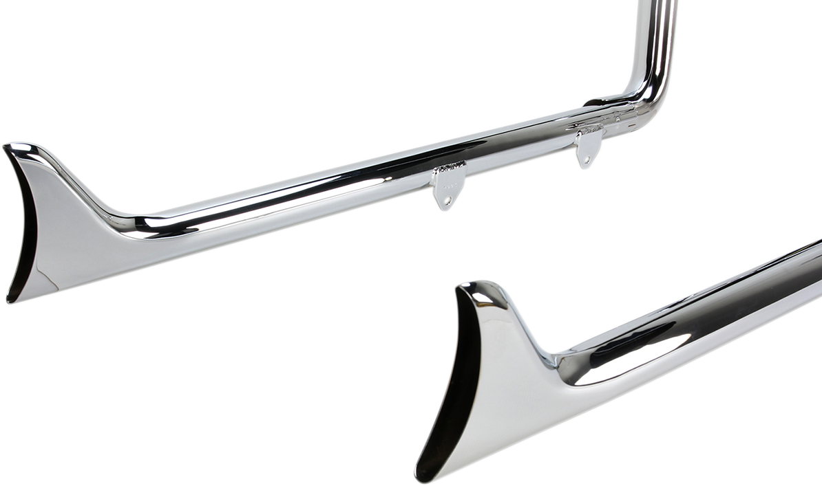 True Duals Exhaust System with Fishtail Mufflers - 36" - Softail - Image 3