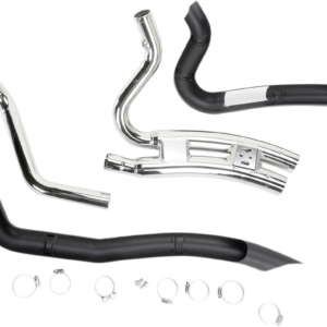 Speedster Swept Short Exhaust - Black - '14-'20 XL
