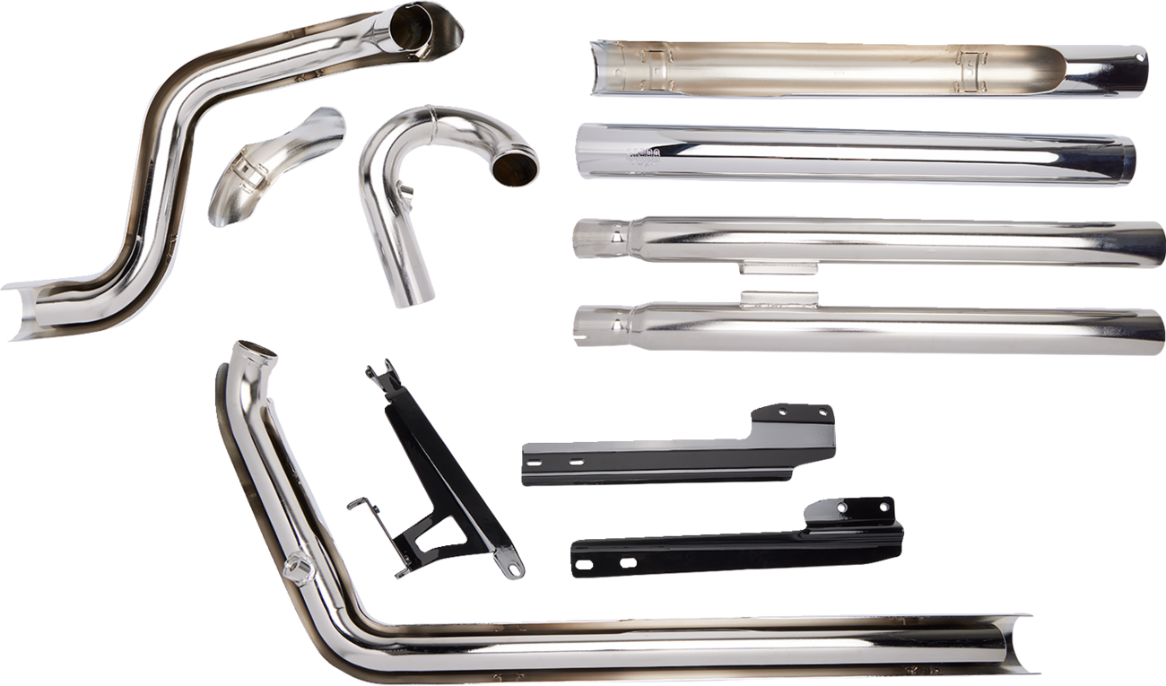 True Dual Exhaust - Billet Tip - '12-'17 Softail