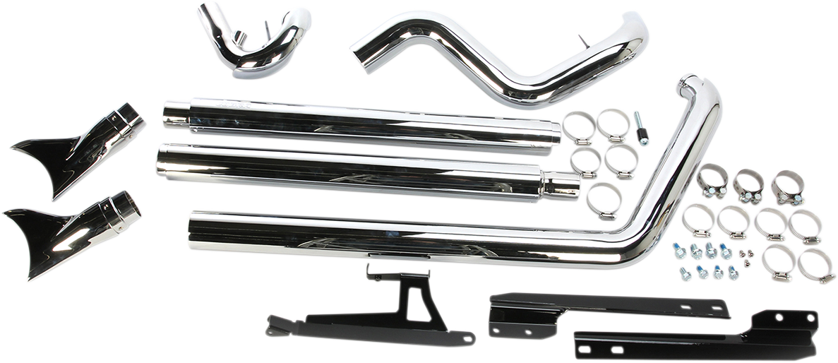 True Dual Exhaust - Fishtail - '07-'11 Softail - Image 3