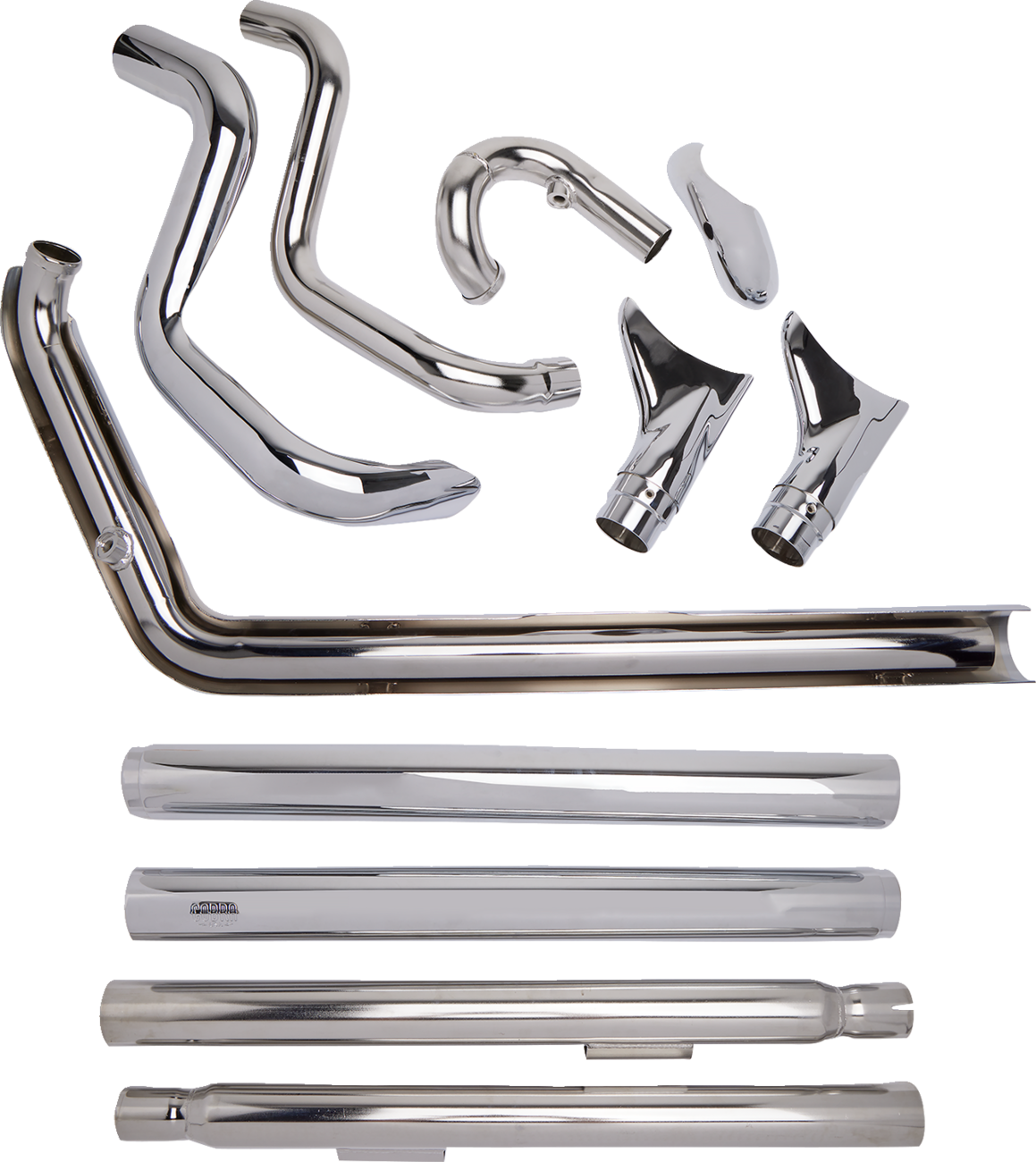 True Dual Exhaust - Fishtail - '12-'17 Softail - Image 2