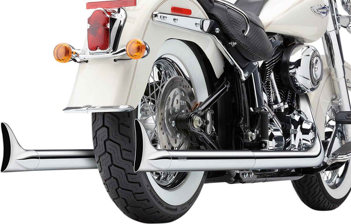 True Dual Exhaust - Fishtail - '12-'17 Softail - Image 3