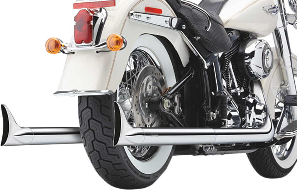 True Dual Exhaust - Fishtail - '97-'06 Softail - Image 5