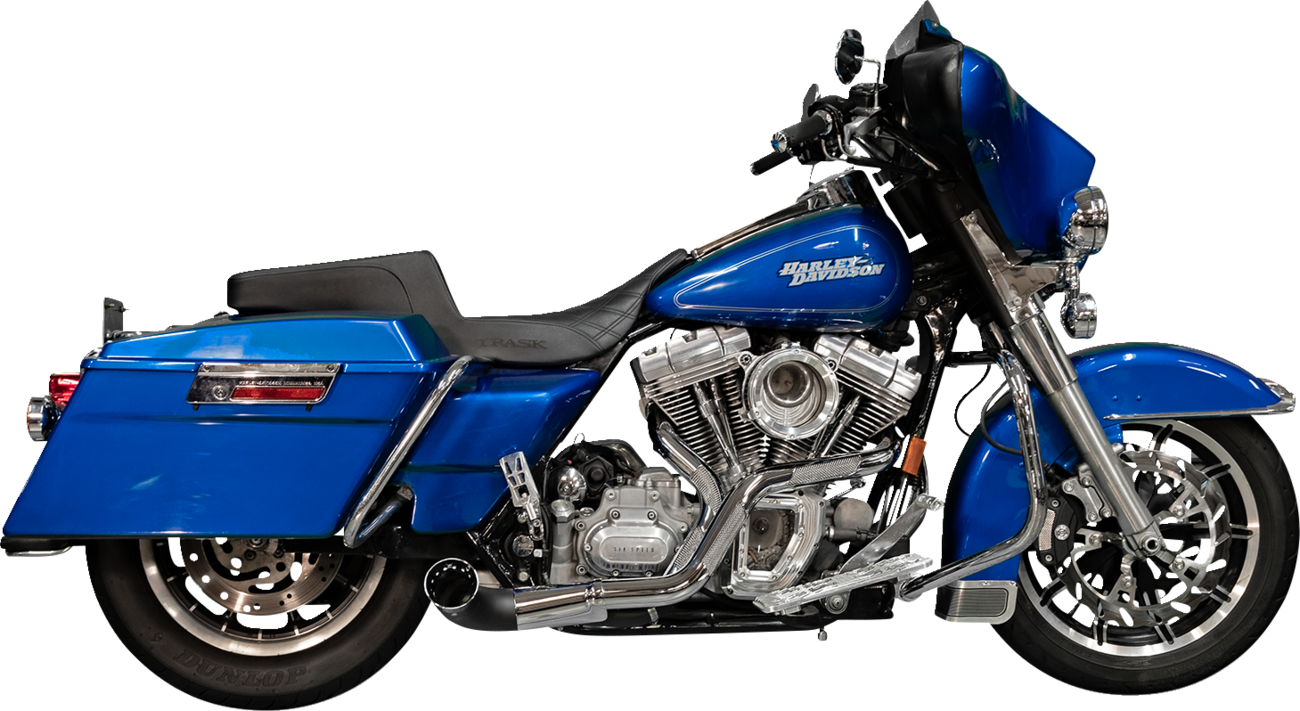 2-into-1 Nasty Bastard Exhaust System - Chrome - '97-'16 FL - Image 3