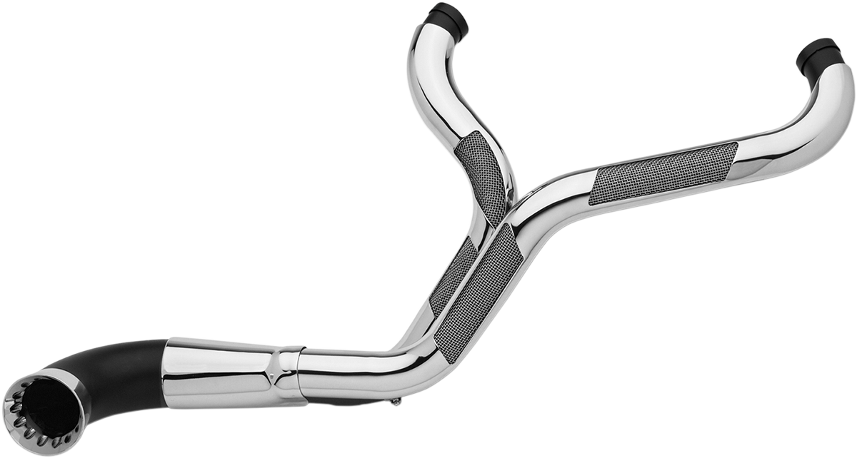 2-into-1 Nasty Bastard Exhaust System - Chrome - '97-'16 FL - Image 2