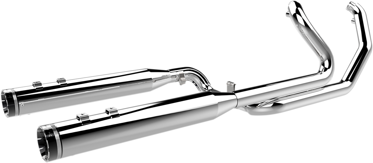 2-into-2 Dominator Exhaust System - Chrome - '09-'16 FL - With 4-1/2" Muffler - Image 5