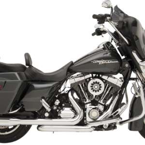 2-into-2 Dominator Exhaust System - Chrome - '09-'16 FL - With 4-1/2" Muffler