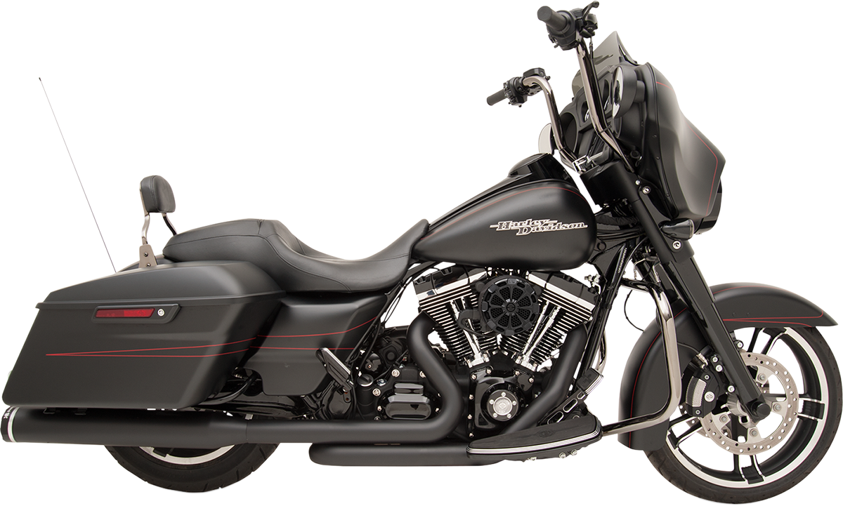 2-into-2 Dominator Exhaust System - Black - '09-'16 FL - With 4-1/2" Muffler - Image 3