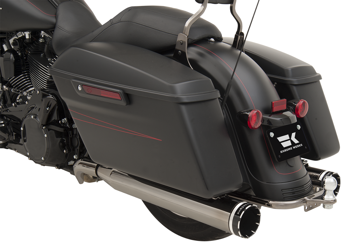 2-into-2 Dominator Exhaust System - Eclipse® - '09-'16 FL - With 4-1/2" Muffler - Image 4